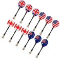 thumbnail image 3 of 12pcs Magnetic Darts Safety Kids Darts Flag Pattern Darts for Target Game, 3 of 4