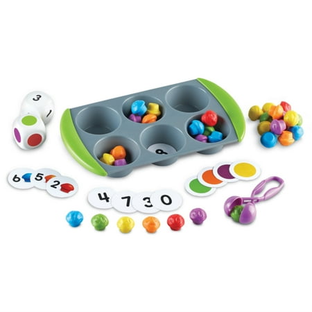 UPC 765023055566 product image for Learning Resources Mini Muffin Match Up Counting Toy Set  Color Sorting  76 Piec | upcitemdb.com