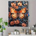thumbnail image 4 of Qisvanset Framed Canvas Wall Art, 12x16 Inch Floral Butterfly Cottage Core Nursery Wall Decor, 4 of 5