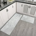 thumbnail image 3 of Kitchen Rugs and Mats Non Skid Washable Abstract Marble Kitchen Mat and Rug Set,Floor Cushion Waterproof Rug,Rubber Backed Area Rugs for Kitchen Laundry, 3 of 7