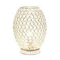 thumbnail image 2 of Elegant Designs Lampe de Table Décorative Incurvée en Cristal Elipse, Chrome, 2 of 4