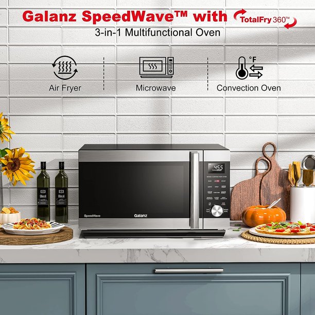 Galanz GSWWA16S1SA10 1.6 cu.ft. 3-in-1 SpeedWave Microwave with