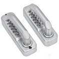 thumbnail image 2 of LYUMO Fence Door Lock,Combination Lock,Double Sided Handle Mechanical Combination Lock Wrought Iron Fence Door Lock For Gate Home, 2 of 8