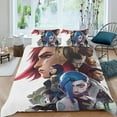 thumbnail image 2 of Batalla de Dos Ciudades Conjunto de sábanas temático, trío de piezas, cómodo y amigable con la piel, diseño único, regalo de decoración para el hogar para familiares, amigos y fans,140cm *210cm, 2 of 6
