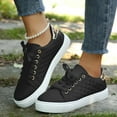 thumbnail image 2 of Mostsola Shoes for Women Lace up Tennis Shoes Non-Slip Comfortable Casual Walking Sneakers, 2 of 8