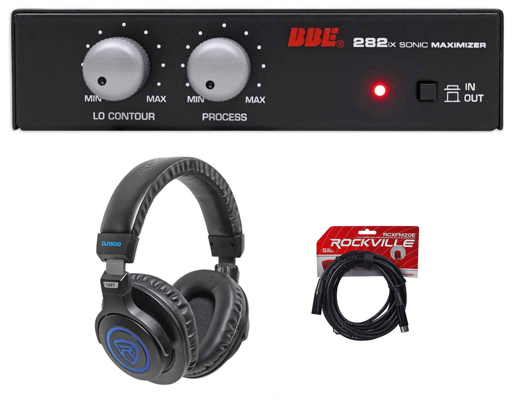 BBE 282IX Desktop Sonic Maximizer w/XLR Inputs/Outputs+Headphones+XLR Cable