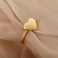 thumbnail image 2 of Anillo de cristal ajustable para mujer, joyería elegante con piedras preciosas, anillo de amor, decoración de fiesta, adorno (oro, talla única), 2 of 5