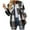 Black, variant on IROINNID Women's Shacket Jacket Long Sleeve Plaid Turndown Lapel Outwear, Comfy Plaid Pocket Lapel Cardigan Jacket