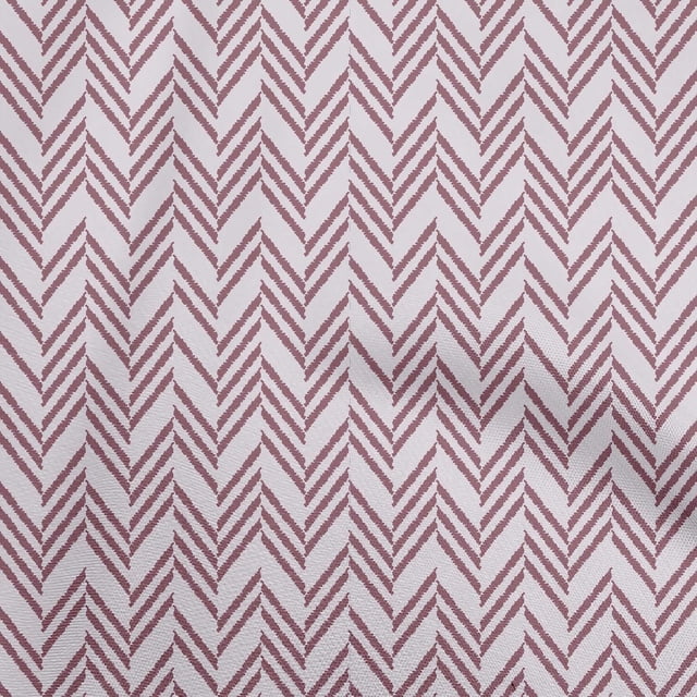 oneOone Cotton Cambric Wine Fabric Geometric Craft Projects Decor Fabric Printed By The Yard 56 Inch Wide