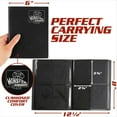 thumbnail image 2 of Monster Binder - 4 Pocket Trading Card Album - Matte Red - Holds 160 Yugioh, Magic, and Pokemon Cards, Great Gift, 2 of 5