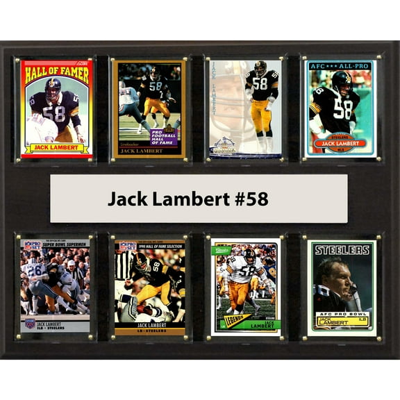 Jack Lambert Pittsburgh Steelers 12'' x 15'' Plaque