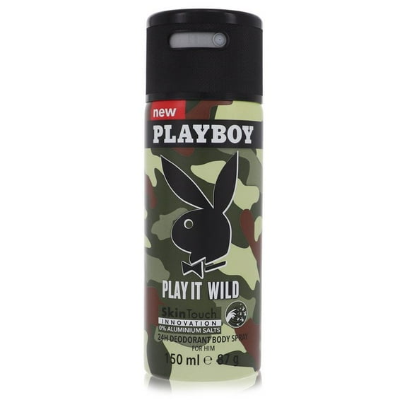 Playboy 561290 5 oz Play It Wild Deodorant Spray for Men