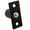 Matte Black, variant on Square Corner Single Adjust Ball Catch, Satin Nickel by Stone Harbor Hardware