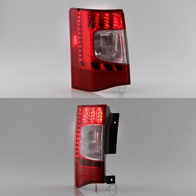 AKKON - For 2011 2012 2013 2014 2015 2016 Chrysler Town & Country Red Clear Driver LH Left Side LED Tail Light