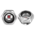thumbnail image 1 of Uxcell 2-Pack Cristal de Nivel de Aceite para Compresor de Aire M16 x 1.5mm Vidrio Templado para Compresor de Aire, 1 of 1
