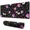 Pioneer Flower Floral-1, variant on Long Mouse Pads for Desk,Pioneer Flower Floral Print Pattern Desk Mats on Top Of Desks, Desk Mouse Pad Extra Large with 3mm Non-Slip Base and Stitched Edge for Gaming,Office,Work,Home 31.5"x11.8"