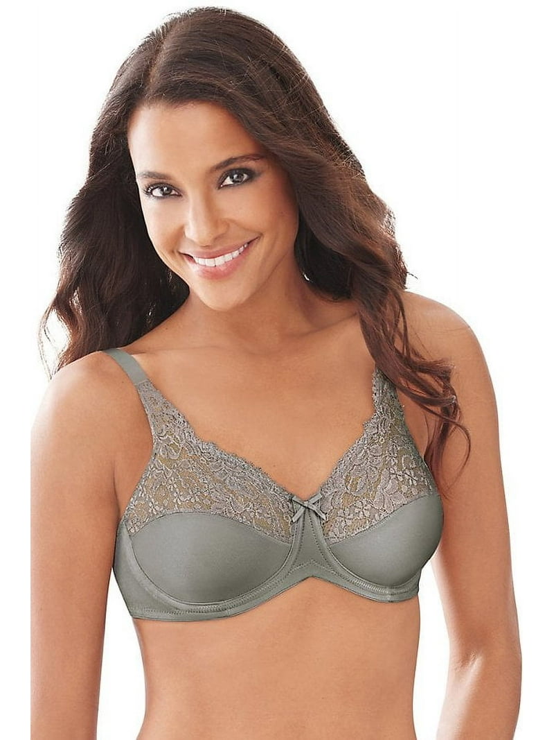 Maidenform Women's Minimizer Bra With Lace Trim – Full Coverage, Underwire Support, Comfort Fit