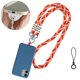 thumbnail image 1 of Crossbody Phone Lanyard Universal Antift para Travel () Red Orange, 1 of 9