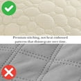 thumbnail image 5 of Southshore Fine Linens Oversized Quilt Bedding Set lightweight, prewash fabric soft coverlet bedspread 2-Piece with One matching sham (68 in wide x 98 in long), Pebble Cream, Twin / Twin XL, 5 of 9