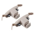 thumbnail image 1 of 2x Beige Sun Visor Clip Holder Bracket 51168243575 For Bmw E46 3 Series 325 M3, 1 of 5