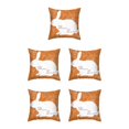 thumbnail image 3 of Kearding Funda de almohada Estilo simple Fundas decorativas para cojines Decoración para el hogar Sofá Accesorio Varios patrones Estilos Type2 NO2, 3 of 6
