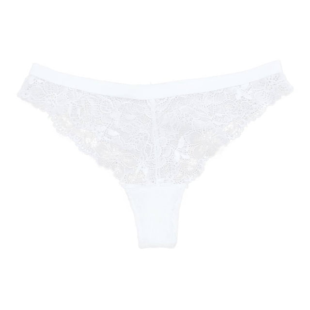 Tanga Secret Treasures Talla G Encaje Blanco