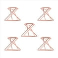 thumbnail image 4 of Paquete 5 Titular de la Planta de Aire Titulares de Plantas de Aire ExhibicióN de Tillandsias Contenedor de Planta Purificadora de Aire Soporte de Helecho de Aire, Oro Rosa, 4 of 5