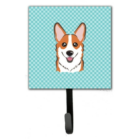 Caroline's Treasures Checkerboard Corgi Wall Hook