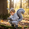 thumbnail image 3 of Slccxzc Squirrel Ears Shape Headband and Tail Set Animal Theme Party Accessory, 3 of 5