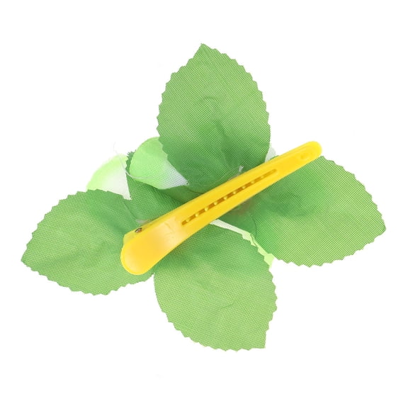 SHOWERORO Flower Hair Barrettes 12Pcs for Girls Hawaiian Style Luau Party Prom Decoration