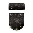 thumbnail image 2 of HELLHERO Bathroom Toilet Cover Set for Stretch Elastic Fabric Elastic Bottom Easy to Clean Dust-Proof Adjustable Machine Washable Durable, Spider Web, 2 of 8