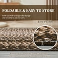 thumbnail image 6 of Nanan 9'x12' Braided Print Area Rug Non Slip Farmhouse Carpet, Washable Rug Non Shedding Stain Resistant Indoor Mats for Living Room Bedroom Nursery Office, Brown, 6 of 8