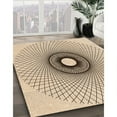 thumbnail image 3 of Ahgly Company Tapis d'Intérieur Lavable en Machine Carré Transitionnel Brun Clair, 5 Pieds Carré, 3 of 7