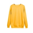 thumbnail image 1 of Innerwin Chandail à Manches Longues pour Femmes Automne Couleur Unie Coupe Ample Jaune TP, 1 of 2