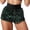 Dark Green, variant on Sparkly Sequin Shorts for Women Summer Casual Elastic High Waist Shiny Sequins Hot Shorts Night Party Clubwear