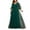 Green, variant on Women's Dresses Dancing Party Dress V-Neck Short Sleeve Large Elegant Green Dress Maxi Dress