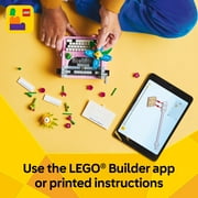 LEGO Creator 3 in 1 Typewriter with Flowers - Building Toy with 3 Building Options, Typewriter, Flowerpot with Pen & Notebook, or Keytar - Birthday Gift for Girls & Boys - 31169
