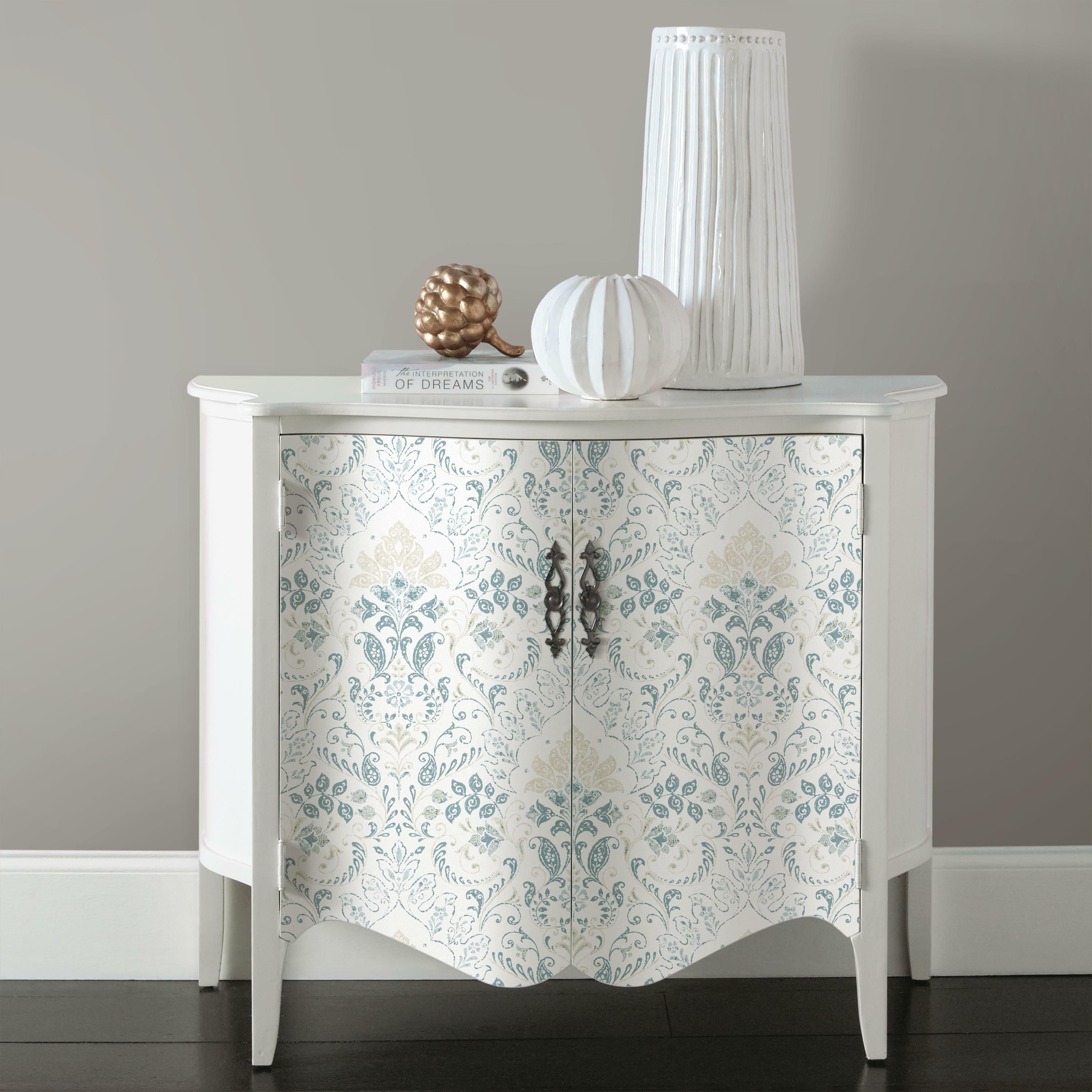 RoomMates Blue Persian Damask Peel & Stick Wallpaper