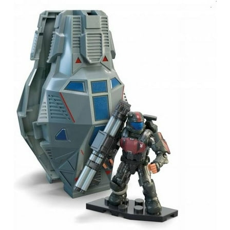 MEGA Halo ODST 'Mickey' Crespo Micro Action Figure with Drop Pod HNC51