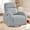 Corduroy Gray, variant on BaseBeauty Power Swivel Rocker Recliner, Swivel Glider Recliner with Type-C & USB Port, Nursery Glider Recliner with Double Pockets, Corduroy Camel