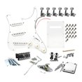thumbnail image 3 of TISHITA DIY Electric Guitar Kits Portable Retro Multifunction Backplate Accesssories white B, 3 of 8