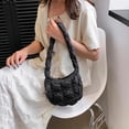 thumbnail image 3 of Quilted Tote Bag for Women Small Puffer Bag Quilted Bag Lightweight Puffy Tote Bag Cloud Quilted Shoulder Bag, 3 of 6