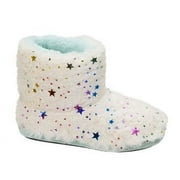Dearfoams Girl's Star Pile Bootie Slippers