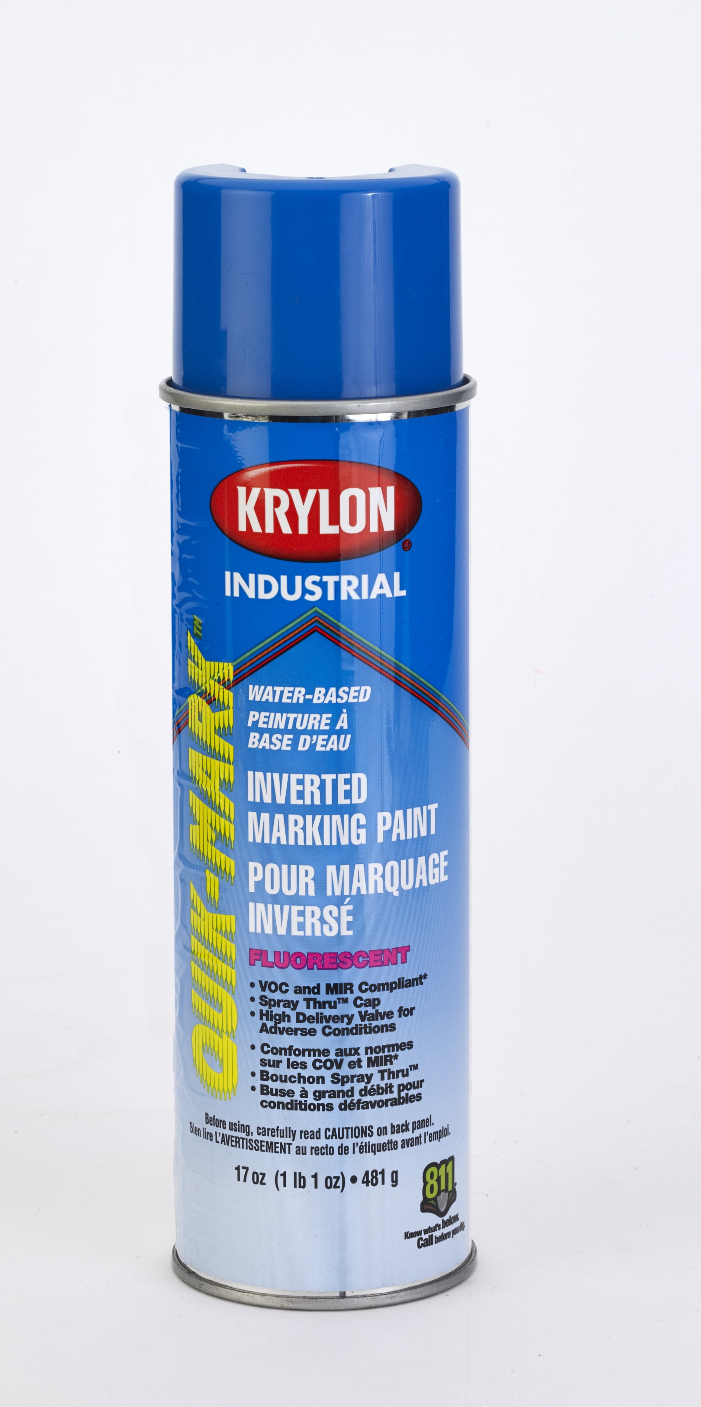 Krylon Inverted Marking Paint, 20 oz, 12 PK, S03615VFlo Purple
