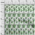 thumbnail image 2 of oneOone Cotton Cambric Dark Green Fabric Cactus Craft Projects Decor Fabric Printed By The Yard 56 Inch Wide, 2 of 5