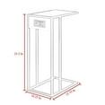 thumbnail image 6 of Cain End Tables White And Gold 2 USB Charging Ports 2 Outlets Power Plug, 6 of 6