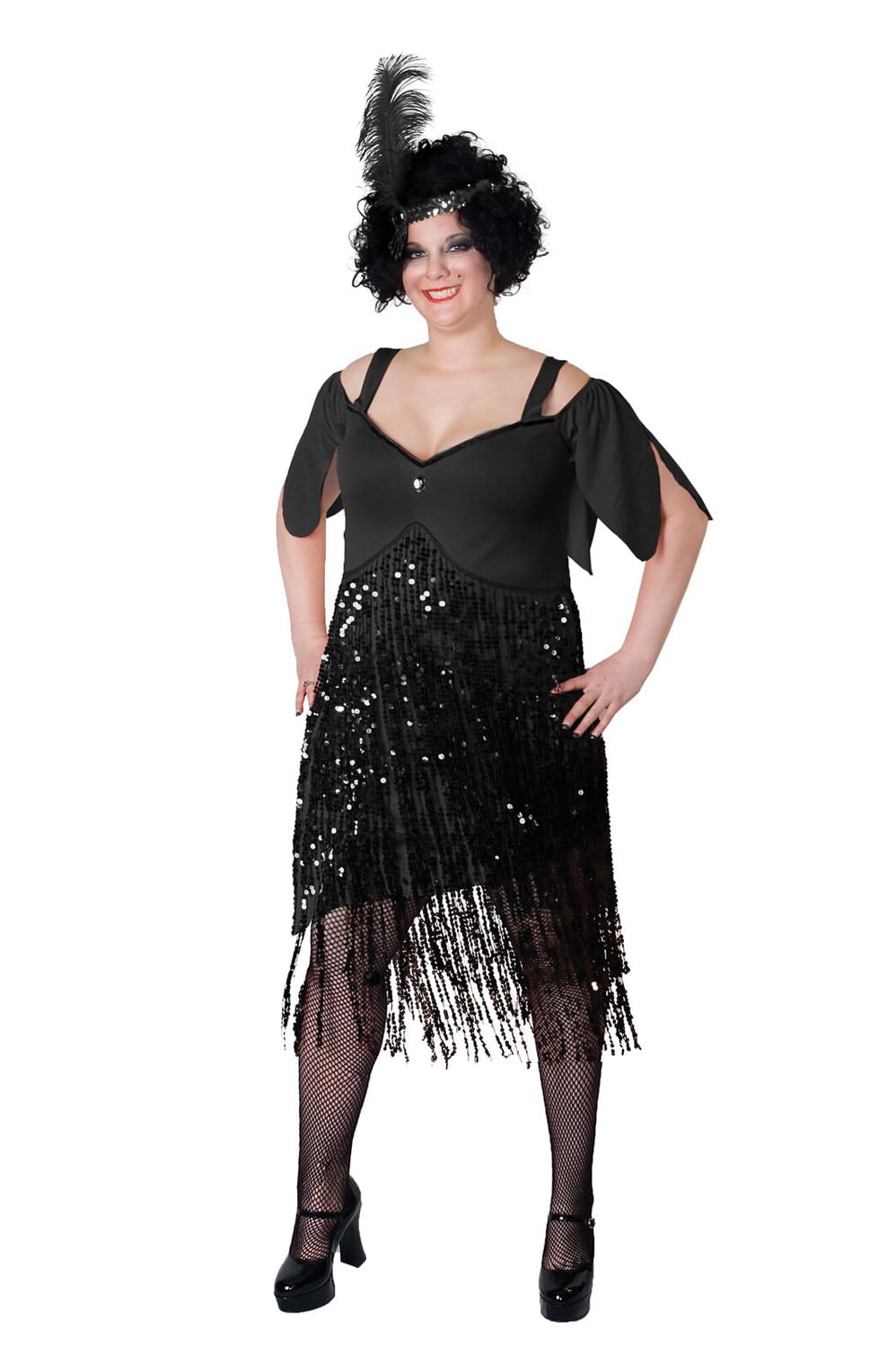 Lava Diva Flapper Women's Plus Size Halloween Costume - Walmart.com