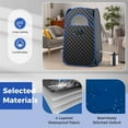 thumbnail image 6 of Gymax Portable Home Sauna Full Body Steam Sauna Tent w/ 3L Steam Generator Black, 6 of 10