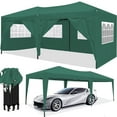 thumbnail image 2 of IVV Canopy Tent 10x20FT Canopy Tent with 6 Sidewalls,Outdoor Waterproof Canopy Tents for Backyard Parties,Outside Instant Commercial Enclosed Gazebo Tent with Carry Bag, Green, 2 of 8