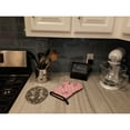 thumbnail image 3 of Caroline's Treasures Watercolor Paper Clips and Polkadots Pink Oven Mitt, 3 of 7